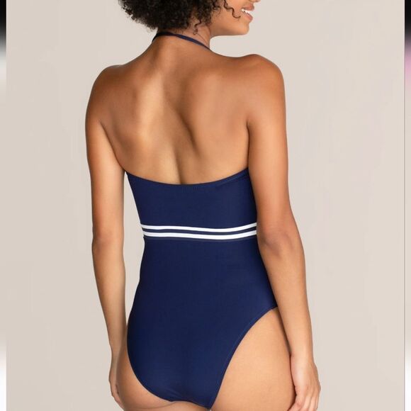 🆕️Trina Turk MADE IN THE SHADE BANDEAU ONE PIECE SWIMSUIT Sz 6 - Picture 2 of 16